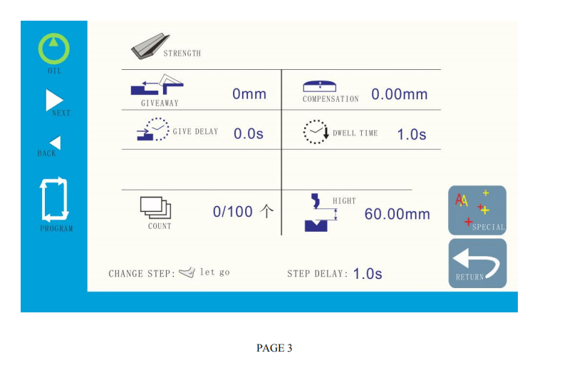 CNC Press Brake TP10 CNC Touch Screen Controller - User Guide