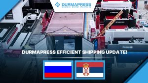press brakes and 1 shearing machine were sent to Russia and Serbia(19)
