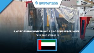 Combined punching and shearing machine and laser cutting machine shipped to the UAE(11)