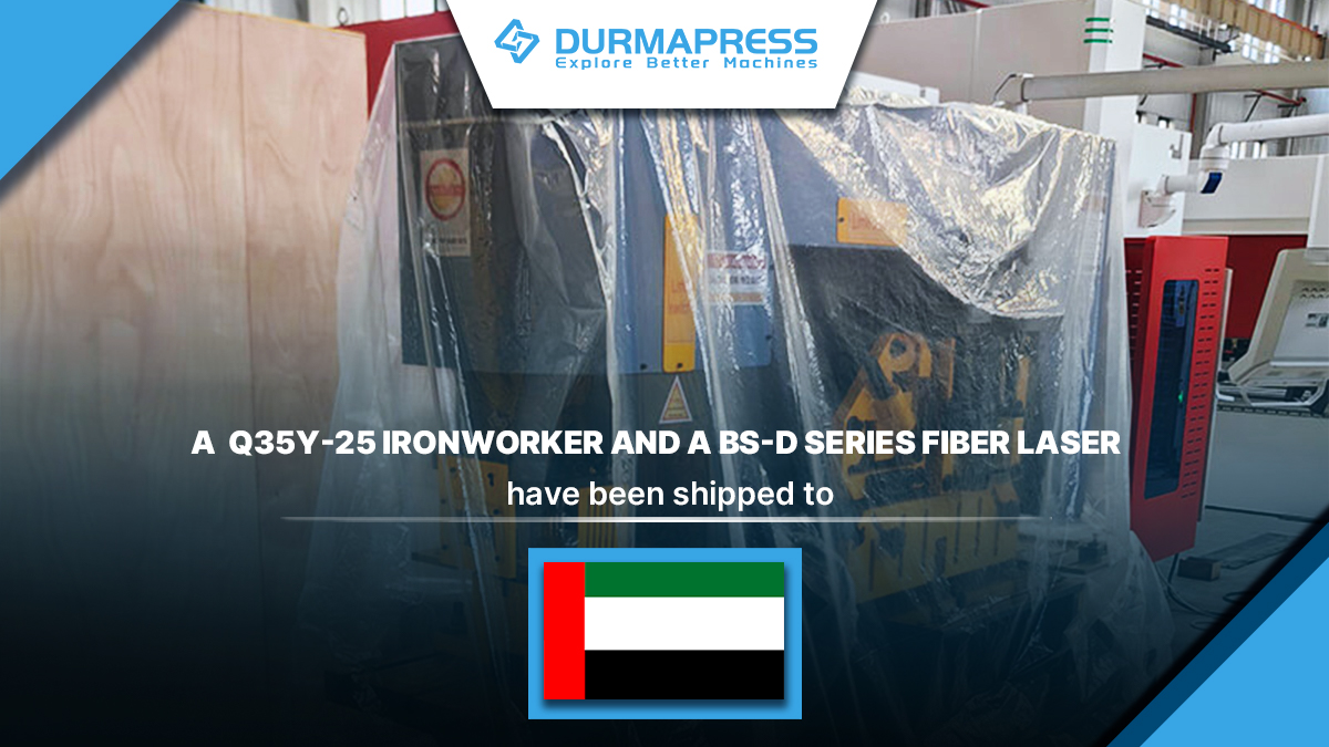Combined punching and shearing machine and laser cutting machine shipped to the UAE(11)