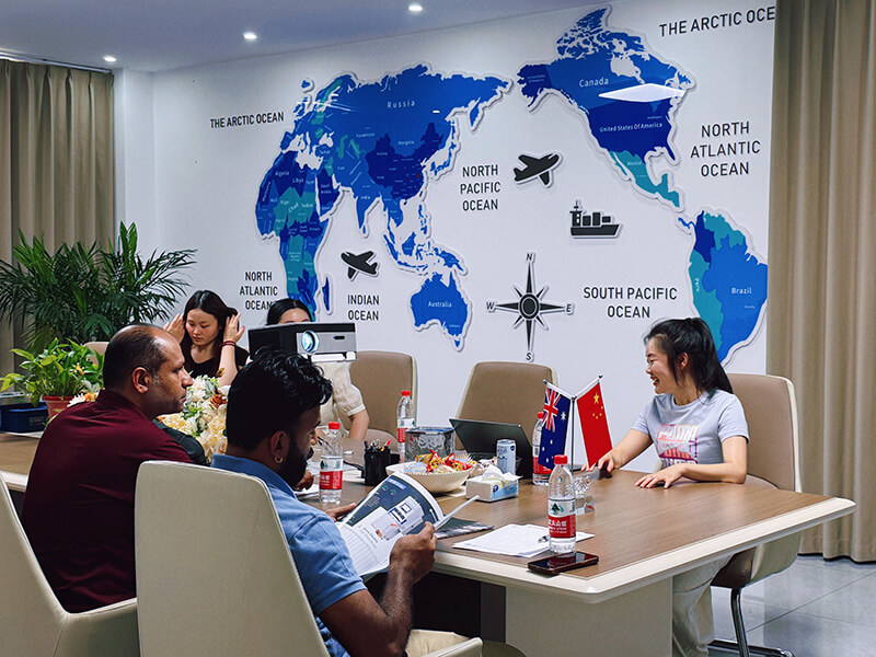 Visits to Australian and Indian customers(3)