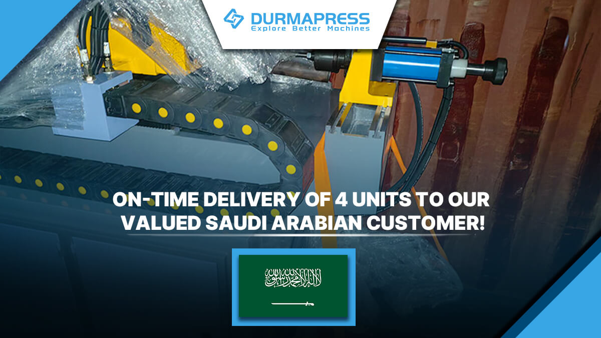 DP-ES 135T2500 Hydraulic Press BrakeQC12K-62500 Hydraulic Shearing Machine DW63CNC×2A- 1S Pipe Bending Machine QA28Y-6250 Angle Notching Machine to Saudi Arabia(13)