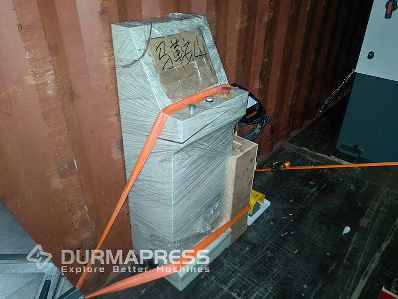 DP-ES 135T2500 Hydraulic Press BrakeQC12K-62500 Hydraulic Shearing Machine DW63CNC×2A- 1S Pipe Bending Machine QA28Y-6250 Angle Notching Machine to Saudi Arabia(3)