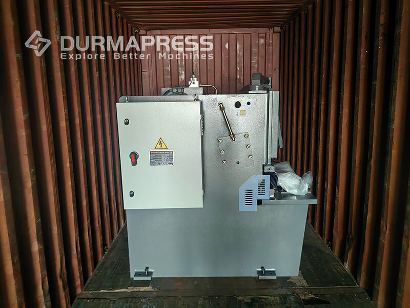 DP-ES 135T2500 Hydraulic Press BrakeQC12K-62500 Hydraulic Shearing Machine DW63CNC×2A- 1S Pipe Bending Machine QA28Y-6250 Angle Notching Machine to Saudi Arabia(11)