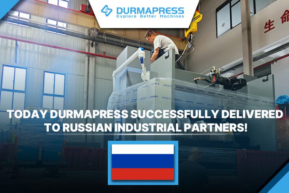 Hydraulic press brake with follow-up support shipped to Russia(8)