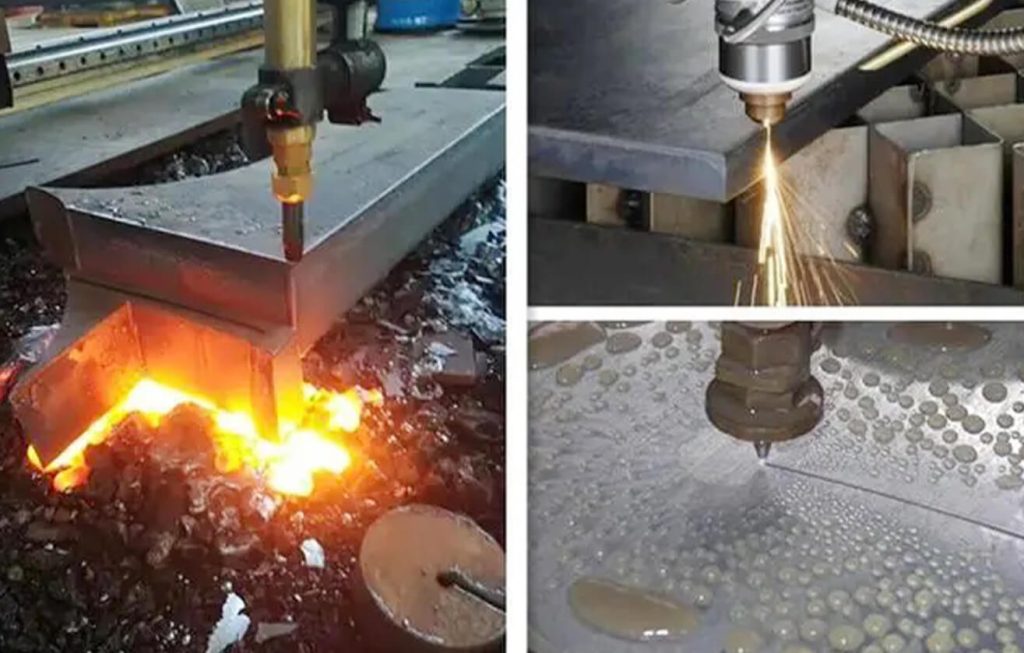 Traditional thermal cutting process