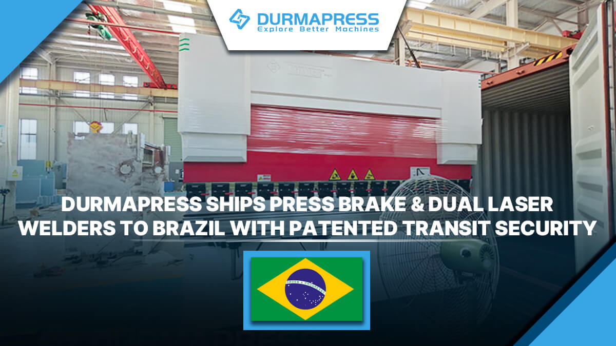 Hydraulic press brake and laser welding machine shipped to Brazil(17)