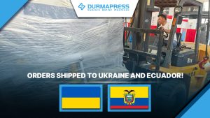 Laser cutting machine, 2 hydraulic bending machine, air compressor, hydraulic shearing machine shipped to Ukraine and Ecuador(14)