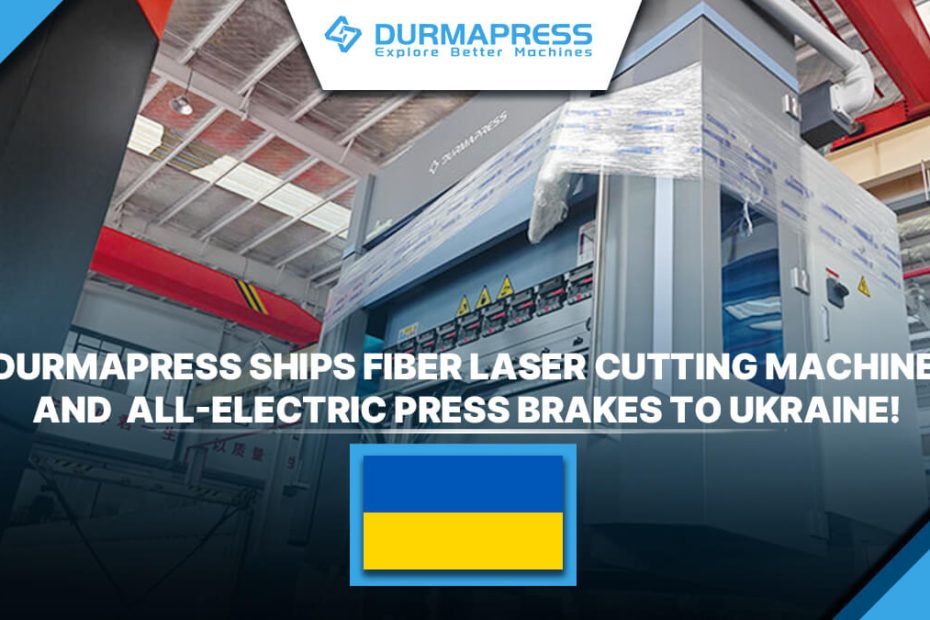 Fiber Laser cutting machine and All electric Press Brake shipped to Ukraine封面
