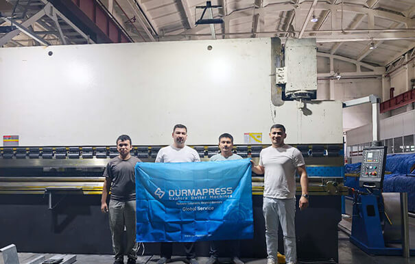 Press Brake commissioning in Uzbekistan2