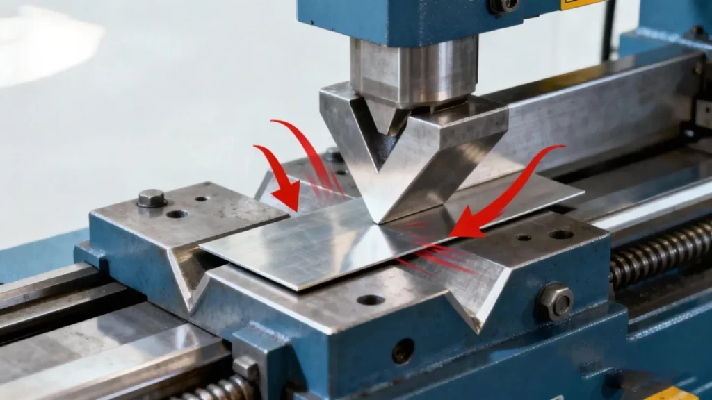 press brake metal bending diagram