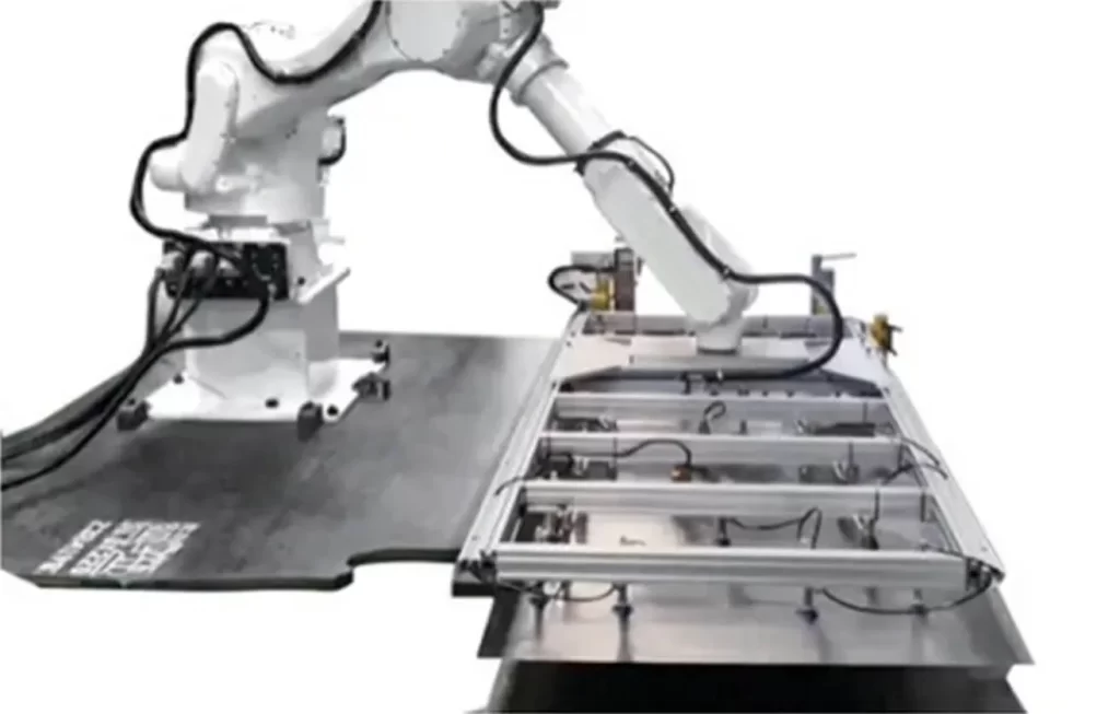 Close-up of turret and CNC control system on a punch press machine