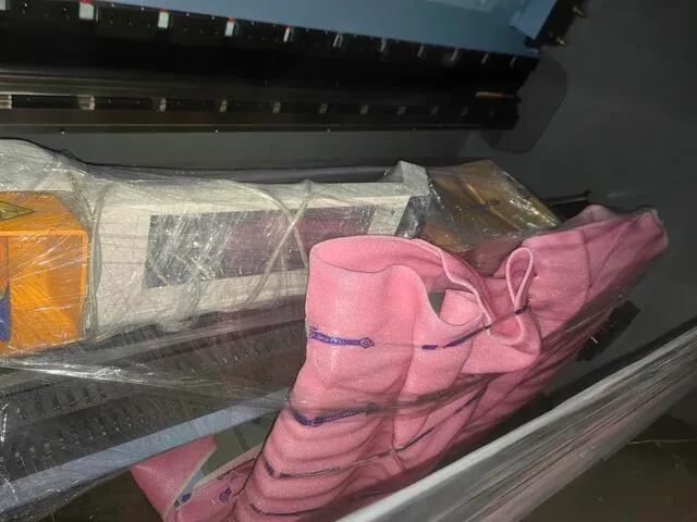 Export-grade packaging with steel cable fastening and anti-moisture protection