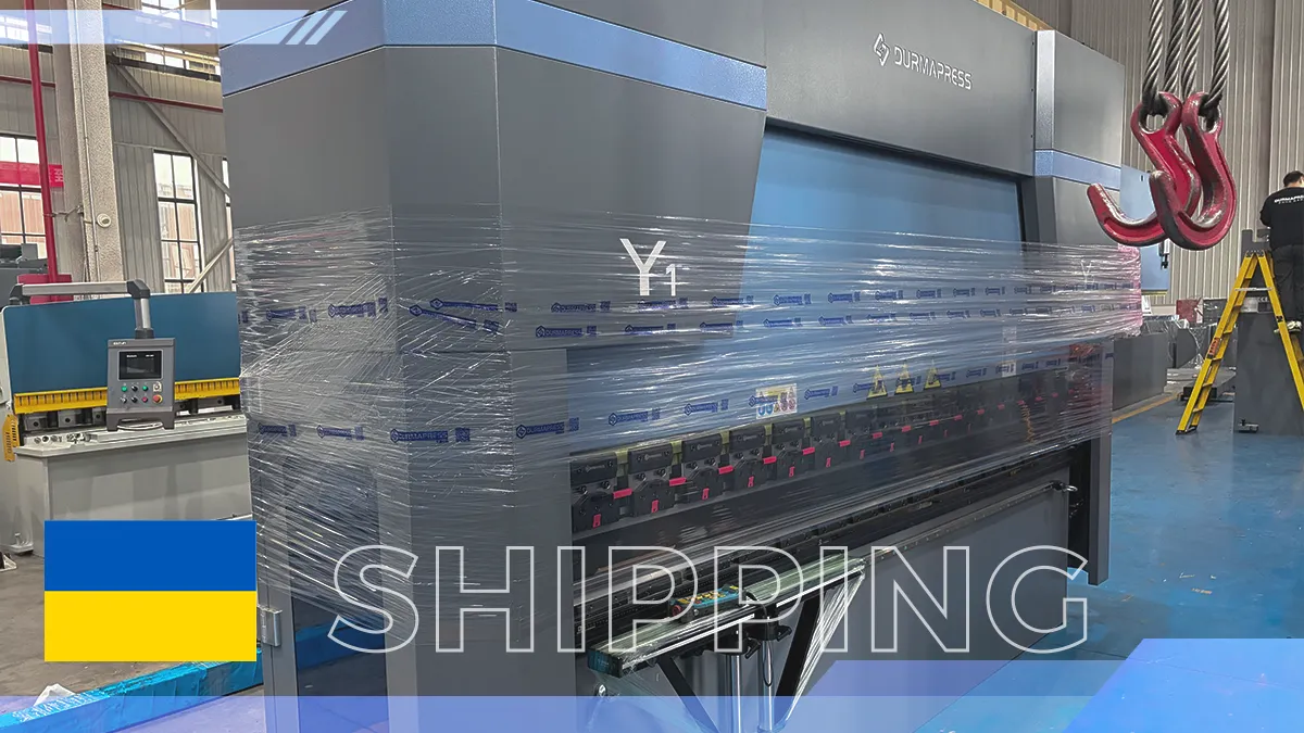 Hydraulic bending machine shipped to Ukraine