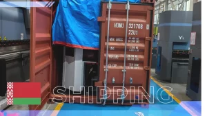 W12NC-6×2000 plate rolling machine prepared for shipment to Belarus