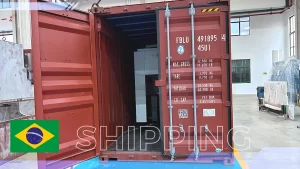 BS60220T-6000W fiber laser cutting machine prepared for shipment to Brazil