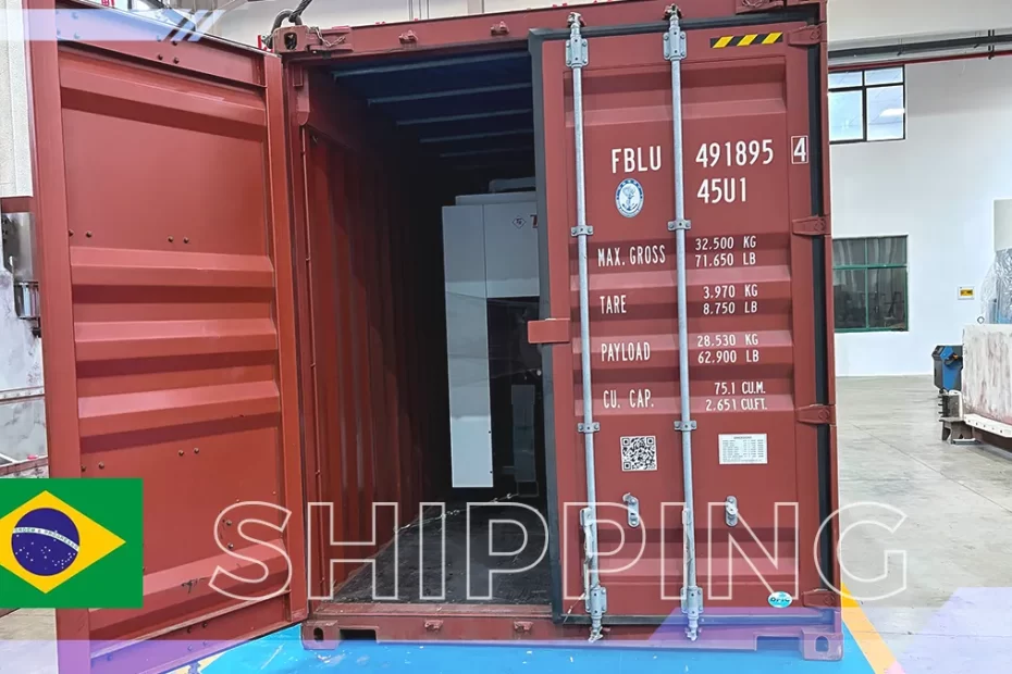 BS60220T-6000W fiber laser cutting machine prepared for shipment to Brazil