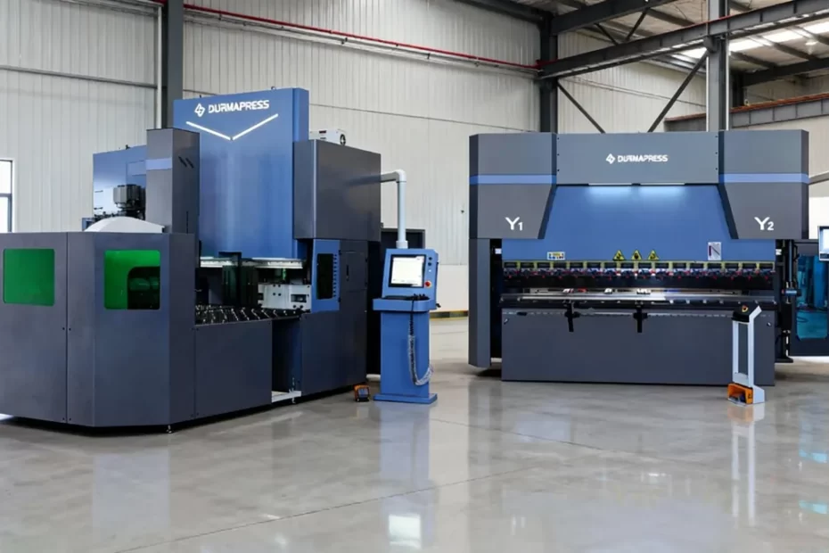 Panel bender vs press brake comparison showing automation and efficiency differences