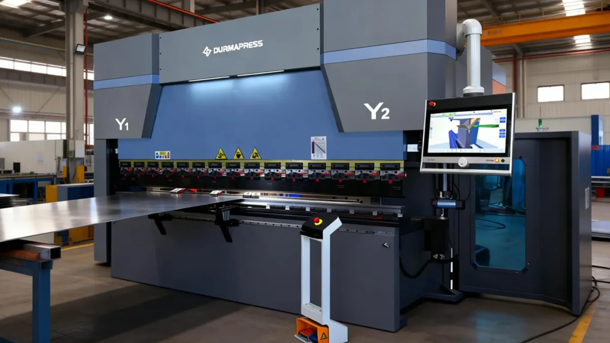 Press brake bending sheet metal with correct tonnage calculation