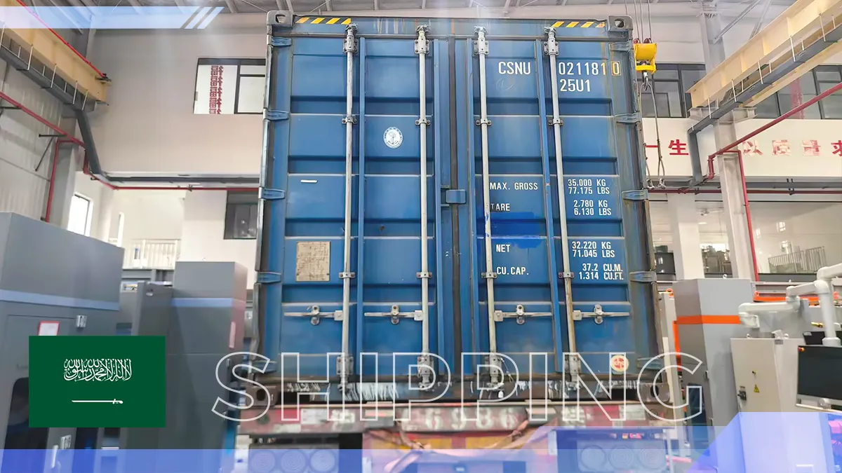 DP-ES 135T3200 hydraulic press brake ready for shipment