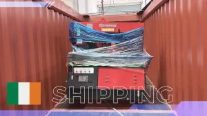 Durmapress DP-Eco hydraulic press brake prepared for international shipment