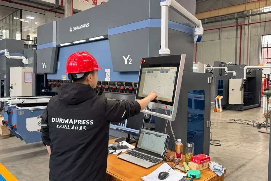 press brake machine maintenance in factory