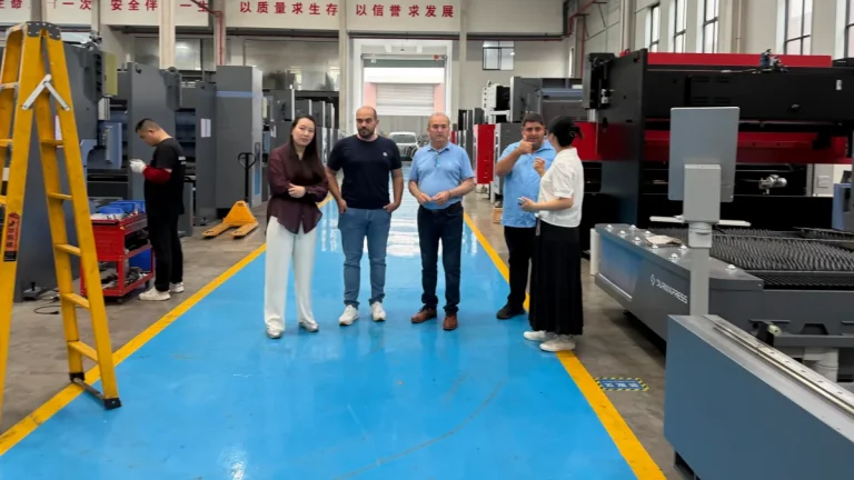Costa Rica Clients Visit Durmapress Factory for Inspection