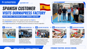 Costa Rica Clients Visit Durmapress Factory for Inspection