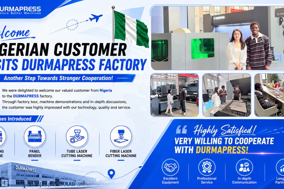 Nigeria Client Visits Durmapress Factory