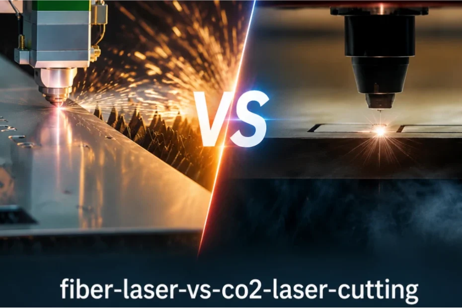 fiber laser vs CO2 laser cutting machine comparison