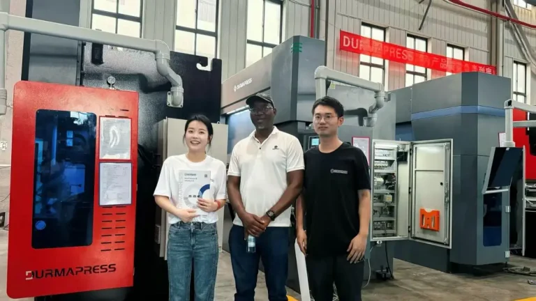 Zimbabwe Client Visits Durmapress Factory