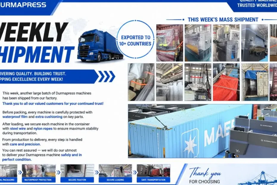 Durmapress Weekly Shipment News：Delivering to 10+ Countries Global