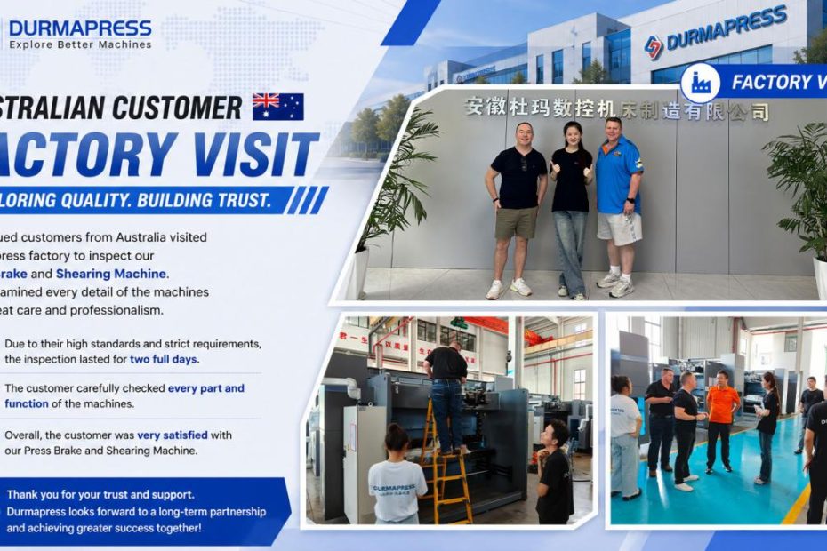 Australian Customer Visits DURMAPRESS Factory