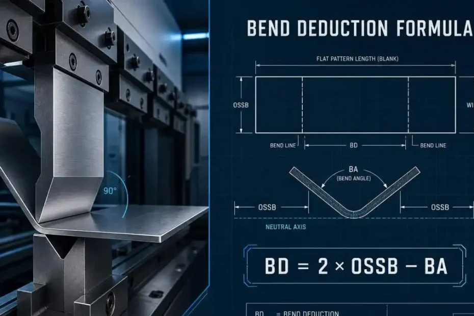 Bend Deduction Formula