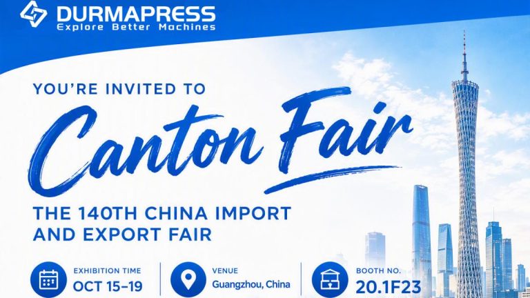 Durmapress CNC press brake at the 140th Canton Fair in Guangzhou, China, October 15–19, Booth 20.1F23.