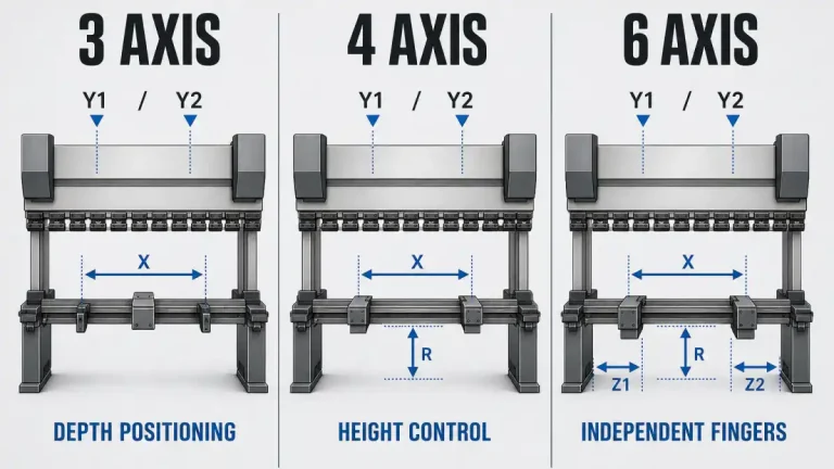 3-Axis vs 4-Axis vs 6-Axis press brake cover