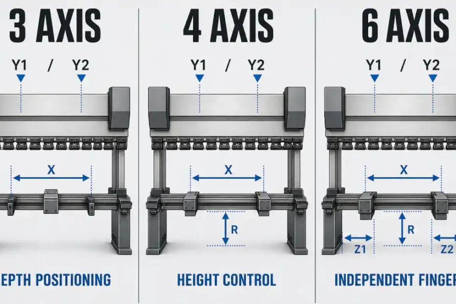 3-Axis vs 4-Axis vs 6-Axis press brake cover