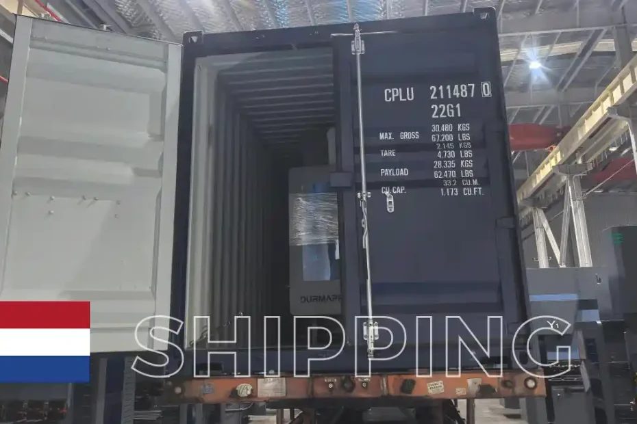 DURMAPRESS Prepares DP-Eco Hydraulic Press Brake Shipment to the Netherlands