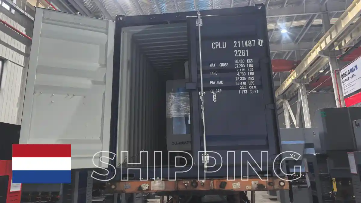 DURMAPRESS Prepares DP-Eco Hydraulic Press Brake Shipment to the Netherlands