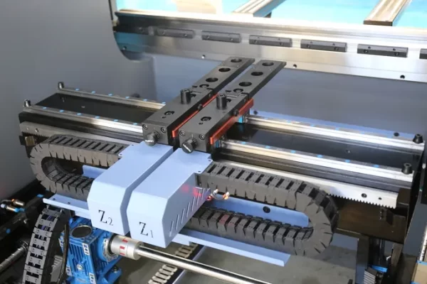 High-precision stop finger for accurate sheet positioning on CNC press brakes