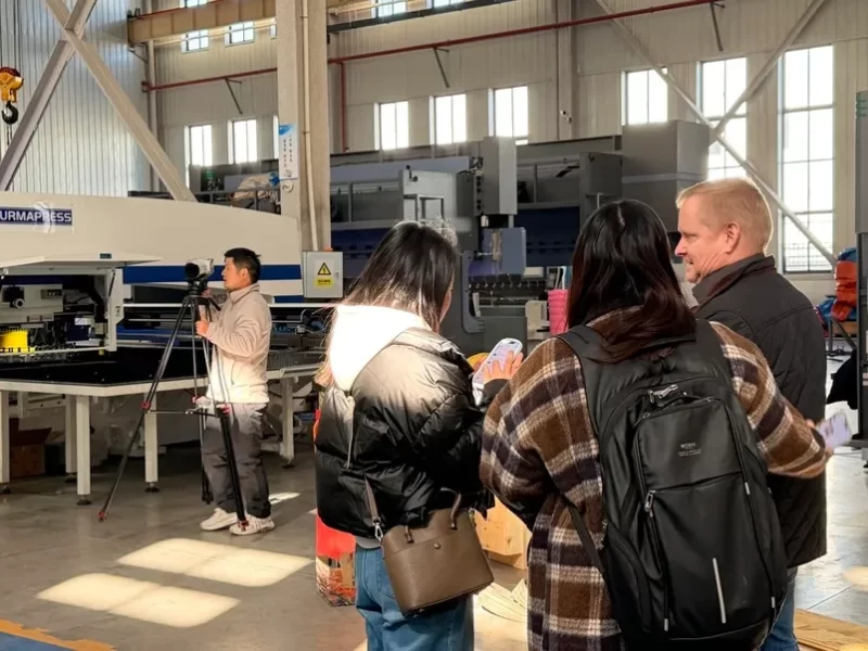 Durmapress press brake frame welding and CNC machining process