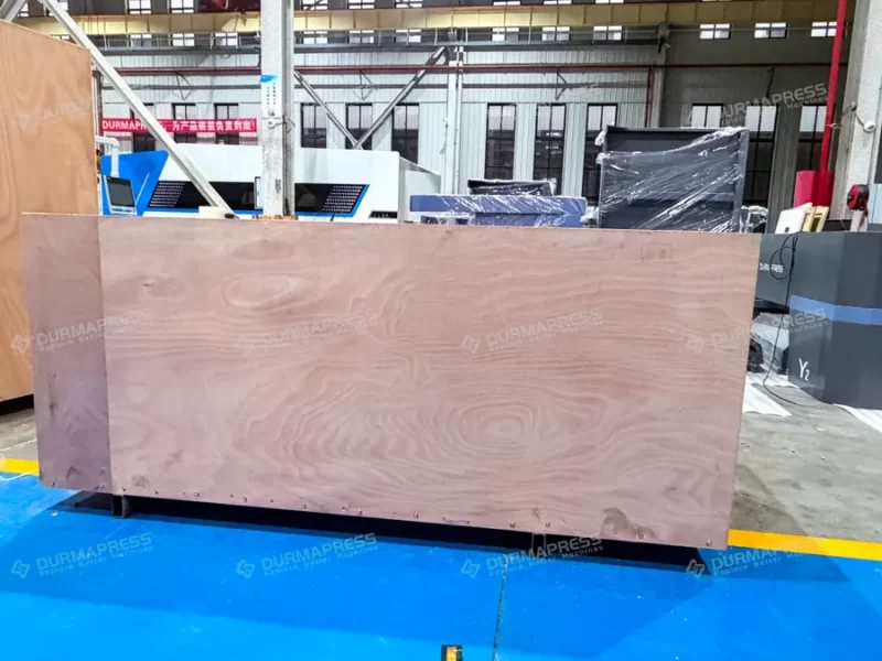 WS11G machine wrapped in protective film for international shipping