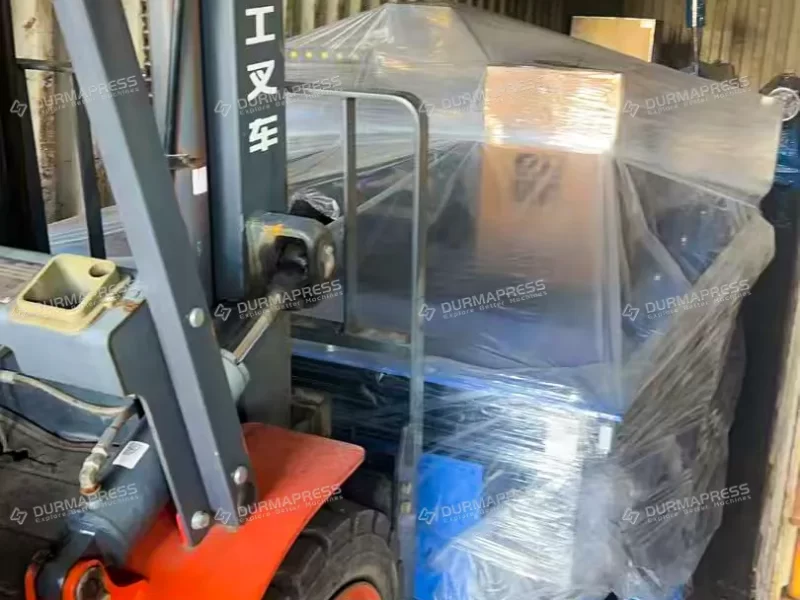 Durmapress metal fabrication machines prepared for shipment to Saudi Arabia