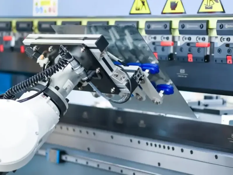 robotic bending cell with press brake automation